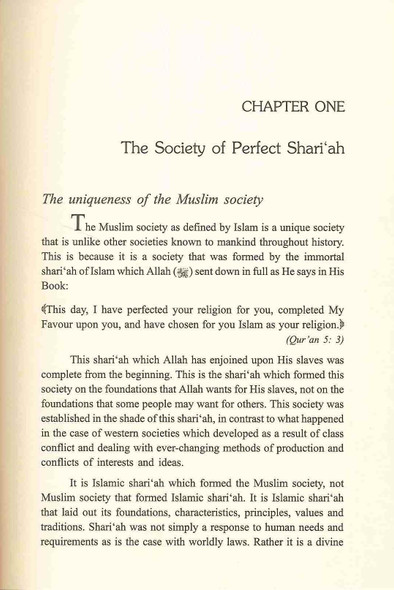 The Ideal Muslim Society