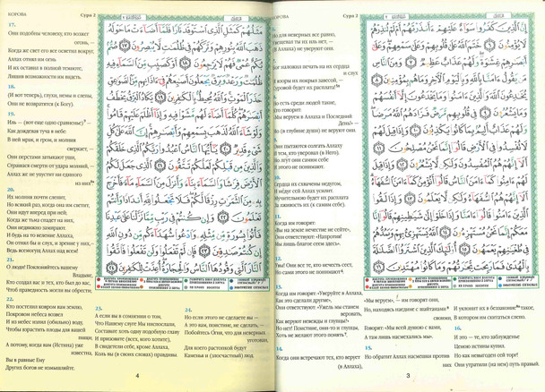 Tajweed Quran with Meanings Translation in Russian : Kopah