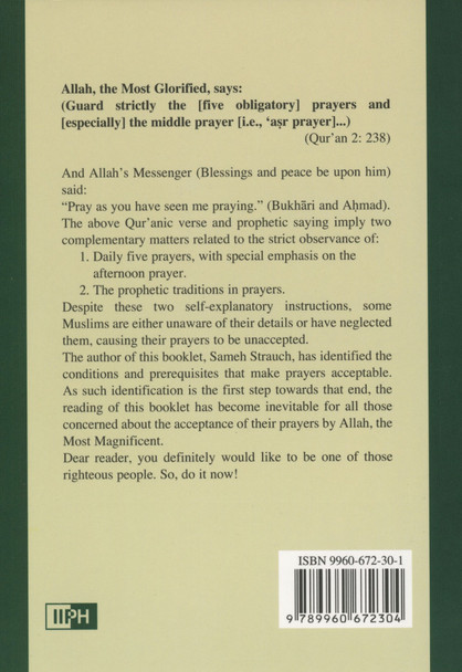 The Neglected Sunan of Prayer