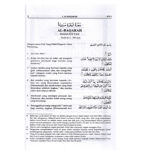 Noble Quran in Indonesian Language AL Quran Dan Terjemahnya (22355)