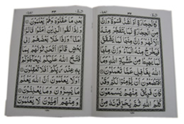 30 parts set of The Holy Quran in Velvet coated box (Persian/Urdu script)