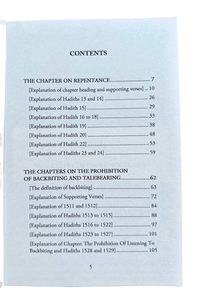 Repentance & The prohibition of backbiting & TaleBearing (23043)