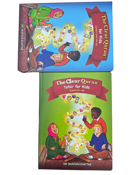 The Clear Quran For Kids Surah's (1, & 49-114) & The Clear Quran for Kids Surah's(29-48) (23847)