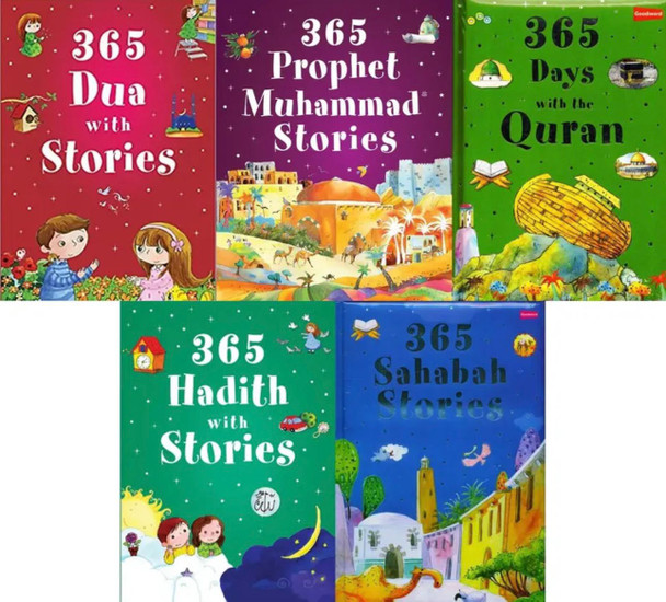 365 Days story Books For Kids Hard Cover (Bundle)