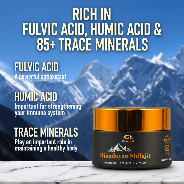 Himalayan Shilajit - 100% Pure, Gold Grade, High Potency (20g)
