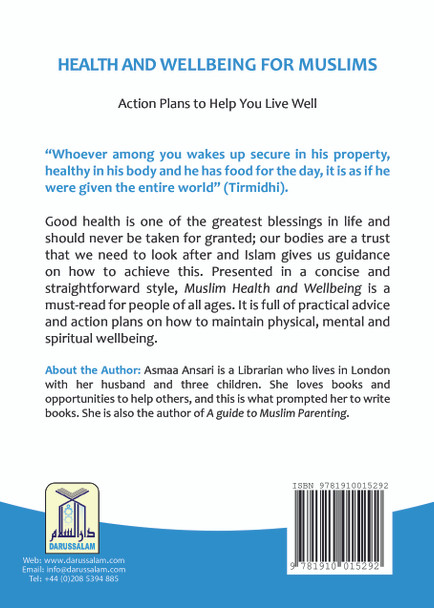 Health And Wellbeing For Muslim, 9781910015292