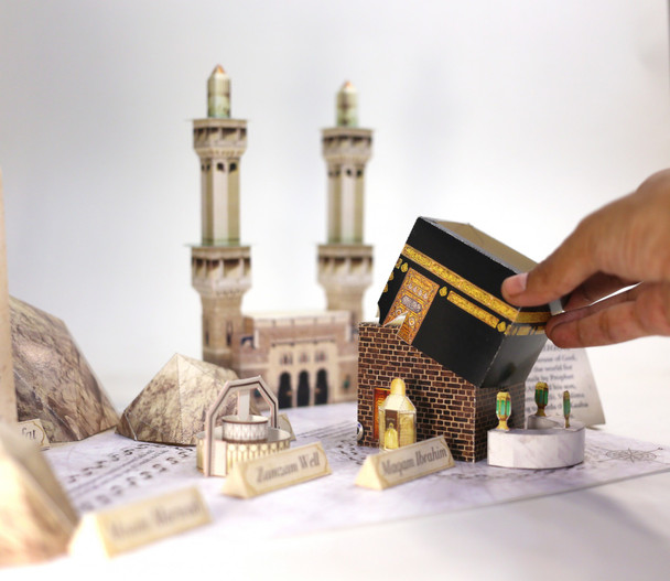 DIY Paper Craft kits : The Story Of Makkah Masjid Al Haram Paper Craft Kit
