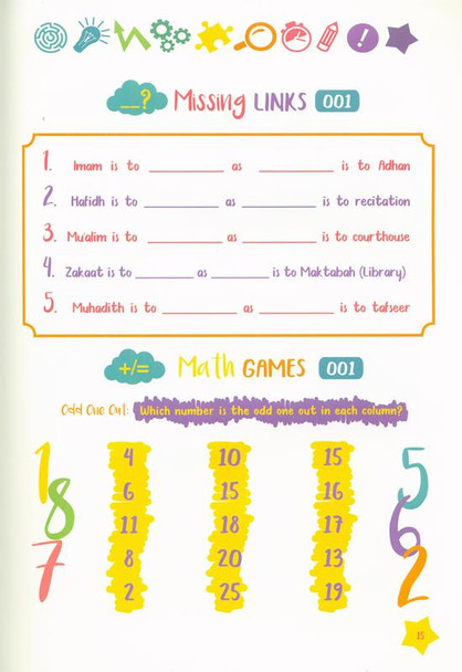 Fun Brain Teasers For Muslim Kids , 9789675699641