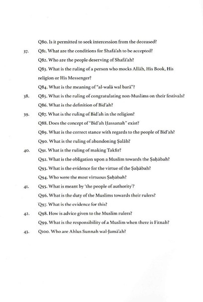 100 Questions & Answers Regarding Aqidah and Tawhid (28092)