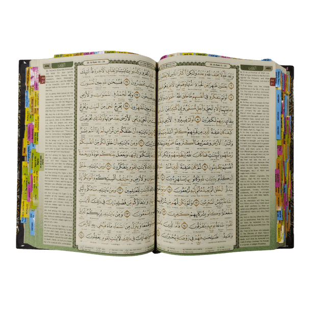 Al Quran Al Karim Othmani Rasm in English With Important Tagging ( A5)