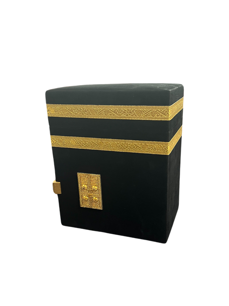 30 Juz (Parts/Para) of The Holy Qur'an in Beautiful Velvet Kaaba Box