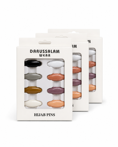 HIJAB SCARF SAFETY PINS  (Darussalam wear)