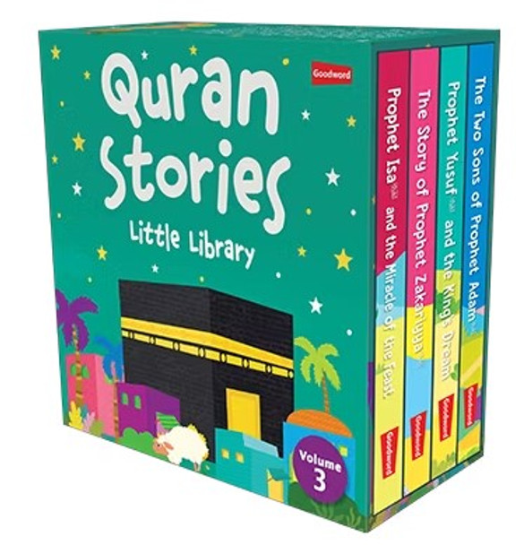 Quran Stories - Little Library -  (4 Board Books Set)