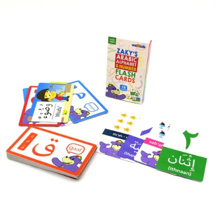 Zaky's Arabic Alphabet & Number Flash Cards