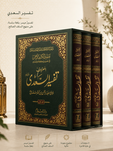 Tafsir Ul Saadi - 3 Volume Set Urdu By Shaykh Abd ar-Rahman bin As Sadi