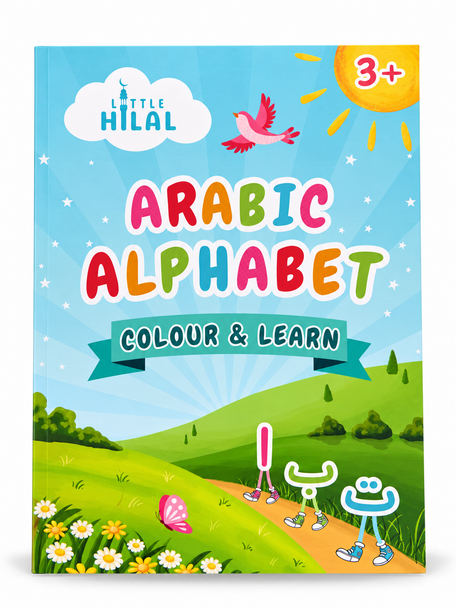 Arabic Alphabet – Colour & Learn | Fun Arabic Learning Book for Kids