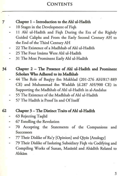 The Fiqh Madhhab of Ahl ul-Hadith