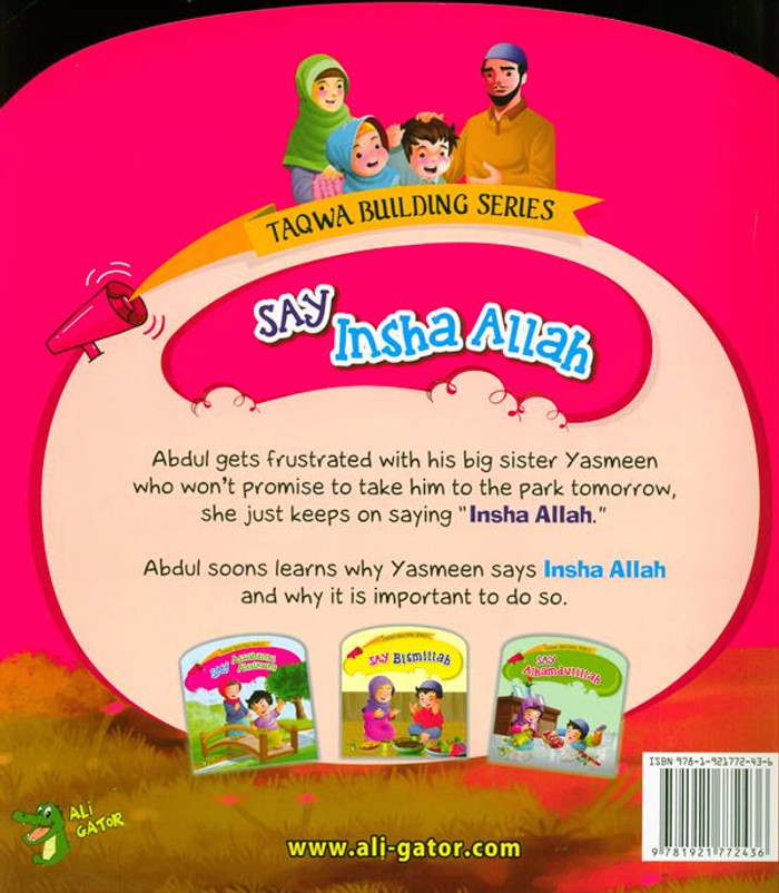 Say Insha Allah (Taqwa Building Series)