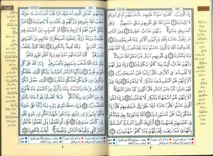 Tajweed Quran (Names of ALLAH) Medium Size 14x20 cm