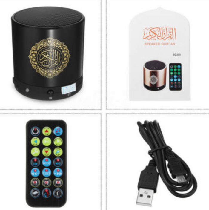 Portable Full Quran Speaker MP3 Player 8GB TF FM Quran Translator