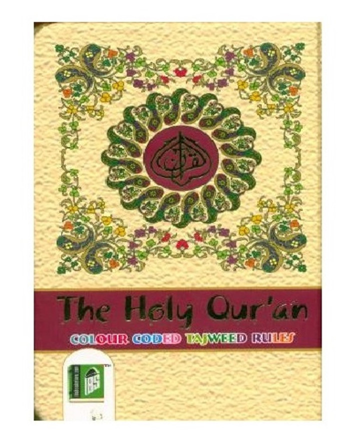 The Holy Quran Colour coded Tajweed Rules (14x19), 9788172319694