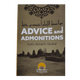 Advice and Admonitions