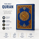 Al Quran Al karim beruit print Cream Paper-Arabic Only (15 lines with Urdu-Persian-Hindi Script)