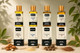 Natural Skin Care Oils Collection – Flax Seed Oil, Castor Oil, Sesame Oil & Sweet Almond Oil | 120ml