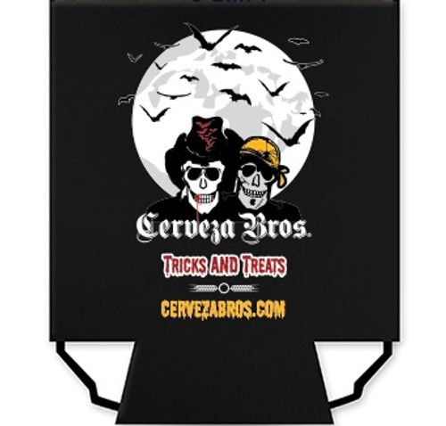 Cerveza Bros "Tricks and Treats" Halloween Koozie