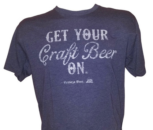 Get Your Craft Beer On T-Shirt - Vintage Navy - SS