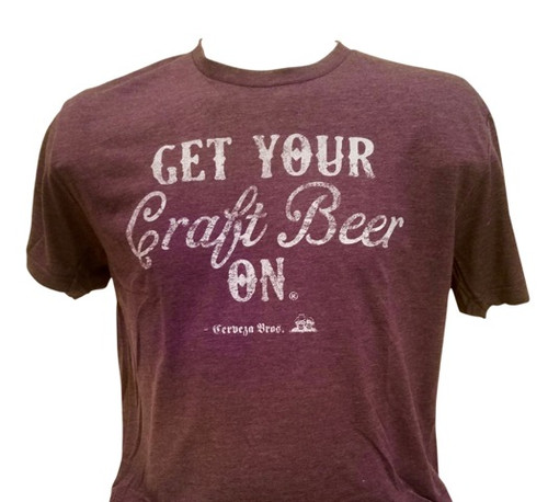 Get Your Craft Beer On T-Shirt - Vintage Purple - SS