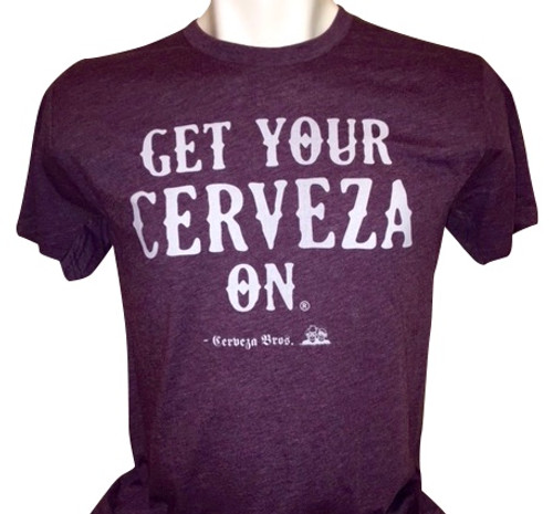 Get Your Cerveza On - T-Shirt Vintage Purple - SS