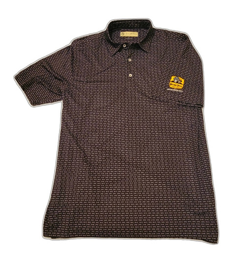 Cerveza Bros Logo'd  Golf Shirt - Black