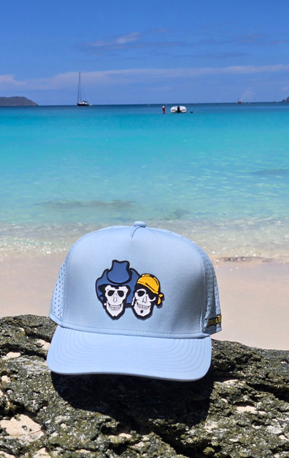 Cerveza Bros Water Repellent Mesh Cap - Sky Biue