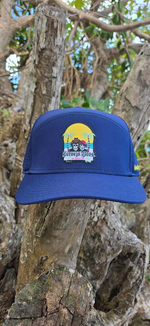 Cerveza Bros Island Water Repellent Mesh Cap - Hawaii Blue