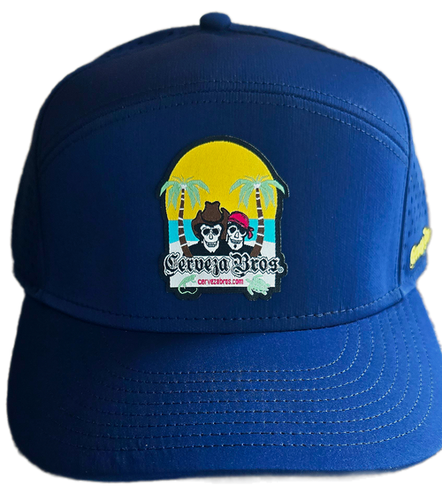 Cerveza Bros Island Water Repellent Mesh Cap - Hawaii Blue