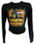 Cerveza Bros Christmas T-Shirt - Heathered Black - Long Sleeve