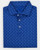 Cerveza Bros Logo'd Skull & Crossbones Golf Shirt - Pacific Blue (Navy)