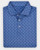 Cerveza Bros Logo'd Skull & Crossbones Golf Shirt - Shallow Blue (Ultra)