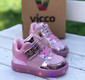 Vicco - Mimi Light-Up Pink - Girls Shoes - Lace-Up and Hook-And-Loop Shoes