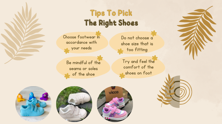 How to make shoe selections for children