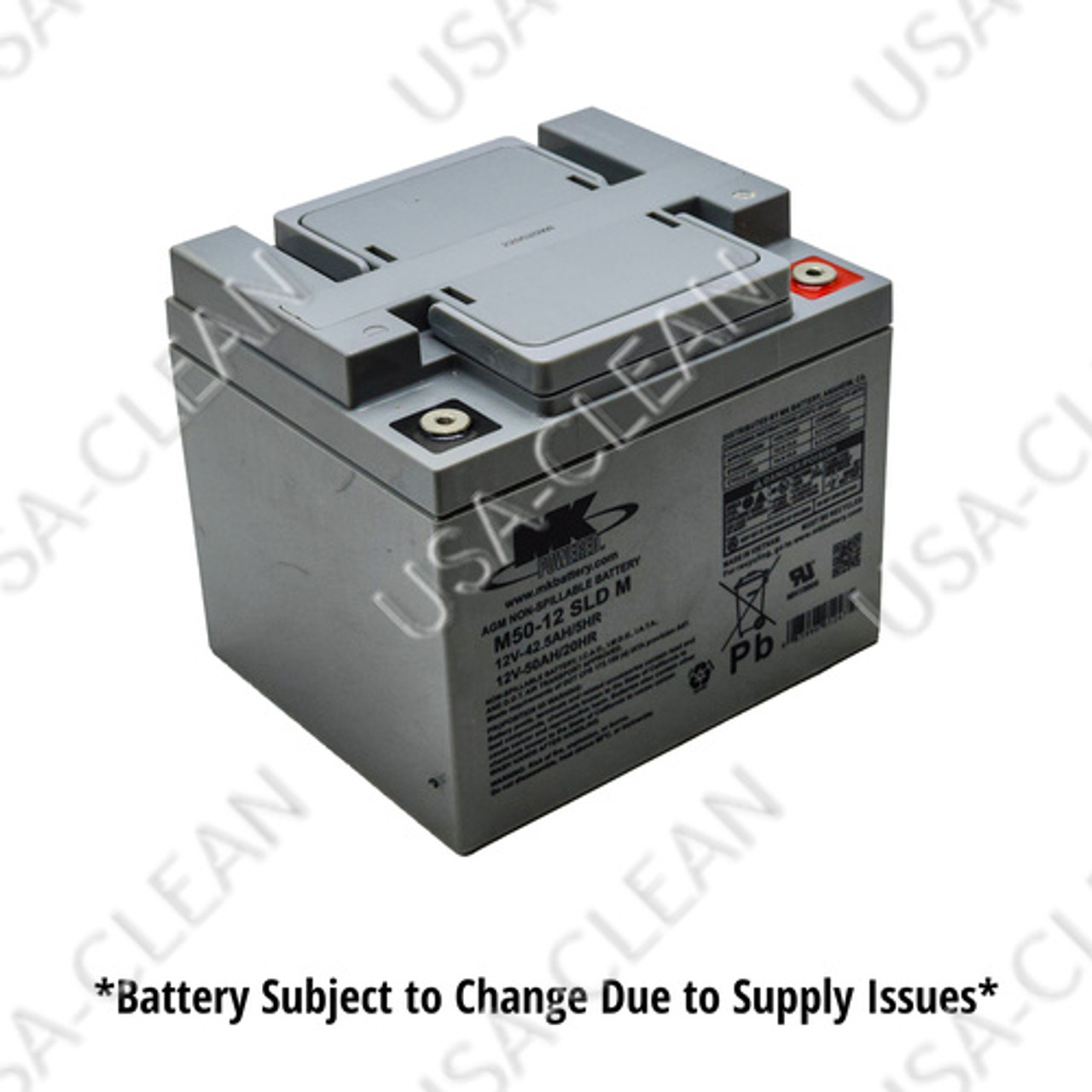 12V 50Ah AGM battery 162-0114