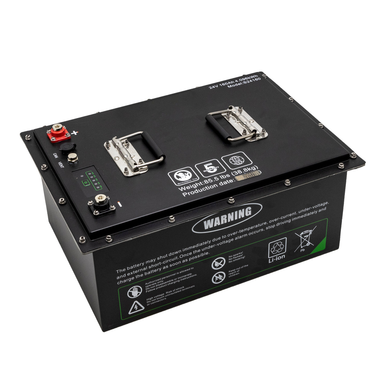 ROYPOW 24150A 24V 150amp Lithium Ion battery pack – Ships Fast
