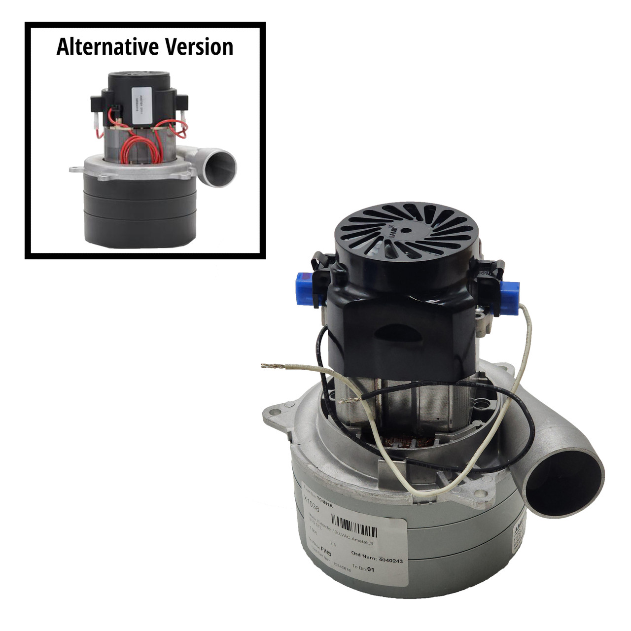 POWRFLITE X1038 115V 3 stage vacuum motor – Ships Fast from Our