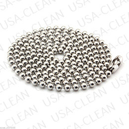  - 10 inch stainless steel beaded chain with link 992-1000