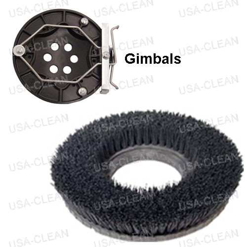 772412 W/G-400S - 12 inch polypropelene scrubbing brush 996-1599
