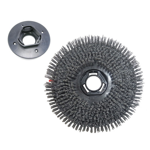 7515518 - 13 inch progrit scrubbing brush (gray) 192-9437