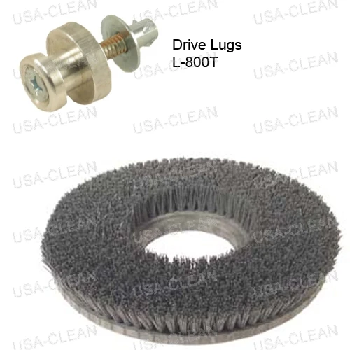 813416 W/L800T - 16 inch lite grit scrubbing brush - 500 grit 996-1559