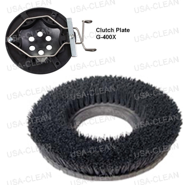 772416 W/G-400X - 16 inch polypropelene scrubbing brush 996-1037                      