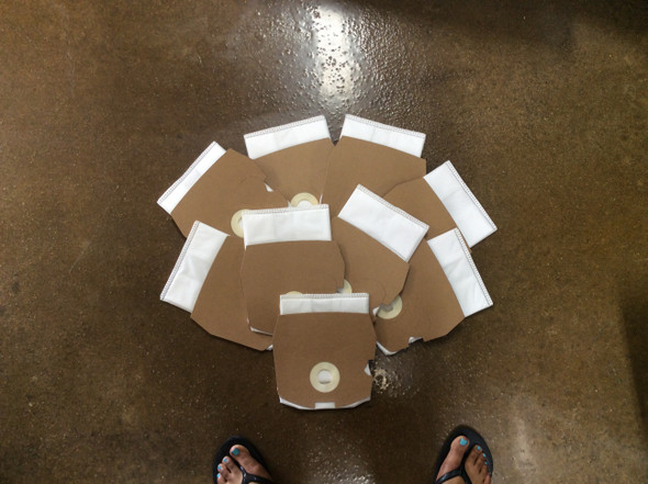  - Paper vacuum bag (pkg of 9) 287-0096